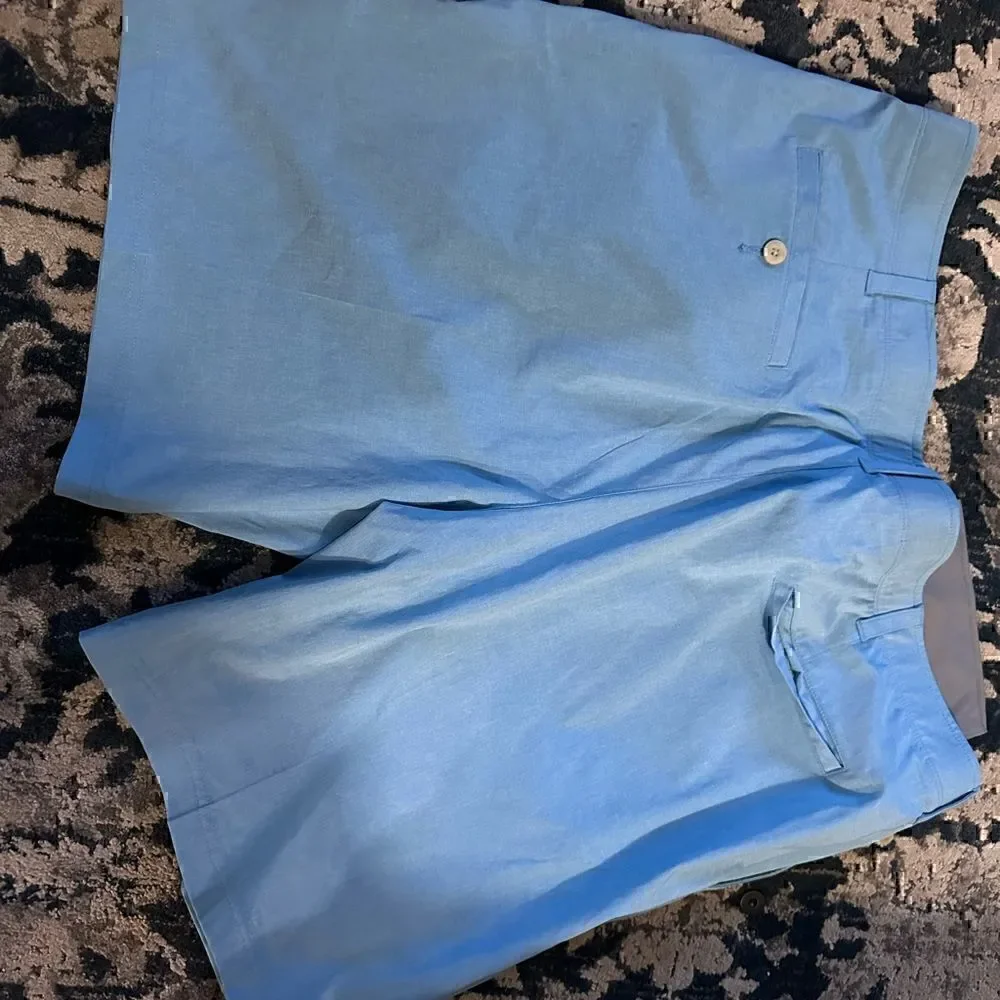 Pro Tour Mens Size 42 Light Blue Golf Shorts